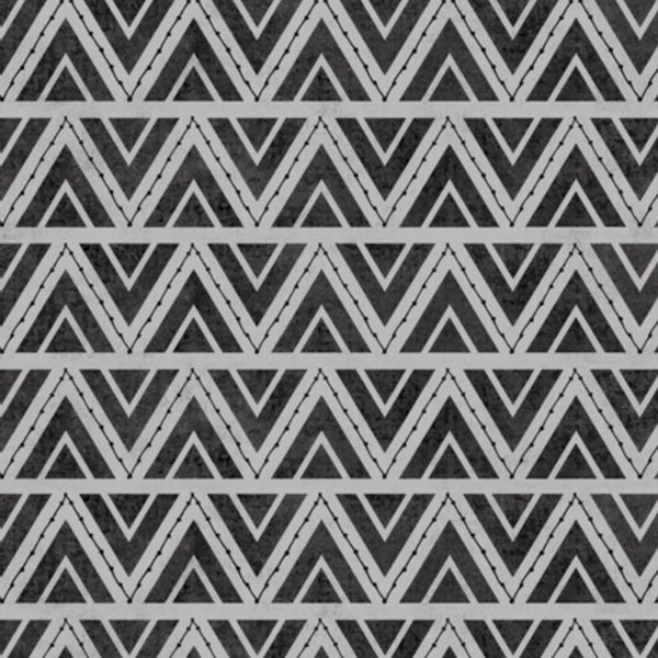 Durch den halben Hof - Sie & ich von Adornit Stoffe, Muster #00597 genähtdreiecke Dreiecke grau, tonal grau Chevron Streifen