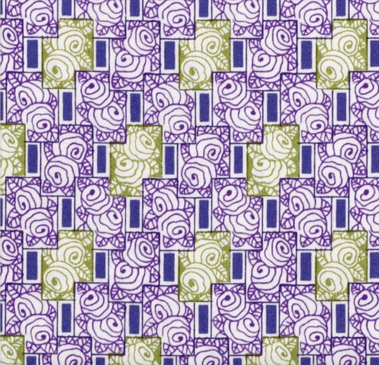 Tissu Matelassé Andover Fabrics - 3 Mètres, Motif Downton Abbey, 100% Coton Pour Patchwork