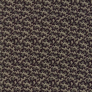 RARE - Vestige de 81 cm - Evelyn&#39;s Homestead par Betsy Chutchian pour Moda Fabrics, Lune de miel n° 31567-11, Liane florale noire et grise