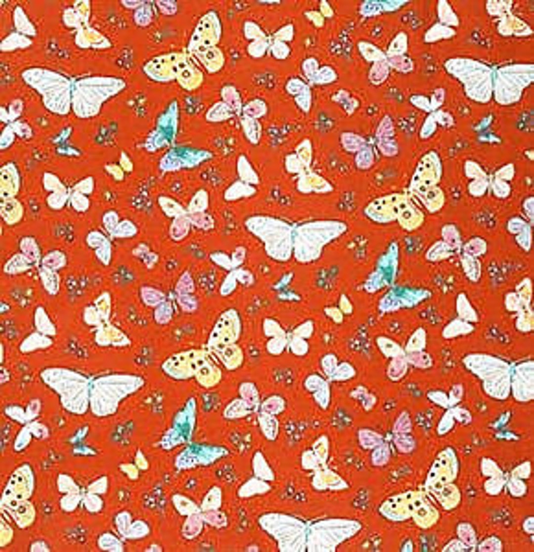 By the Continuous HALF YARD - Butterfly Garden by Dena Designs for Free