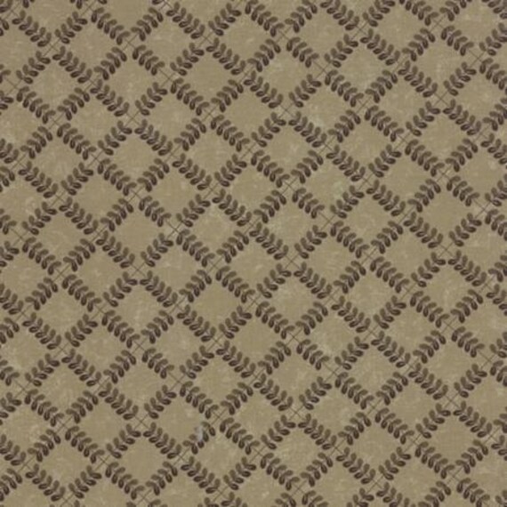 RAMBLING ROSE 17795 16 Beige Dove Sandy Gervais for MODA 1//2 Yard