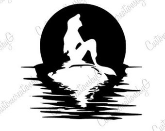 Download Little Mermaid Svg Etsy SVG Cut Files