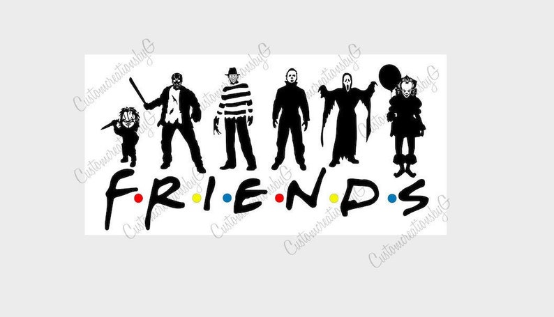 Download Chucky Friends SVG Friends Halloween svg | Etsy