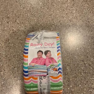 Rainy Day jelly roll Moda Me & my sister rare OOP HTF