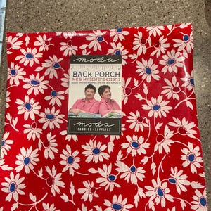 Back porch  Me and My Sister Moda  layer cake rare OOP