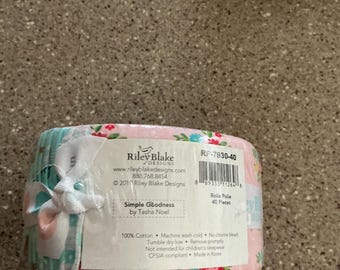 Simple Goodness Tasha Noel Jelly Roll Riley Blake 2.5" Strips sealed rare oop hard to find