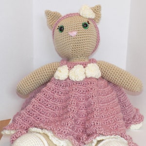Plush Kitty Cat Crochet Pattern PDF Instant Download 3 Patterns included image 1