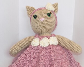 Crochet Kitty Cat Pattern- PDF Instant Download- 3 Patterns included!