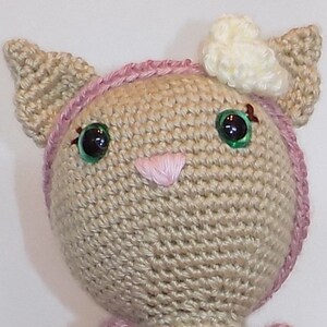 Plush Kitty Cat Crochet Pattern PDF Instant Download 3 Patterns included image 3