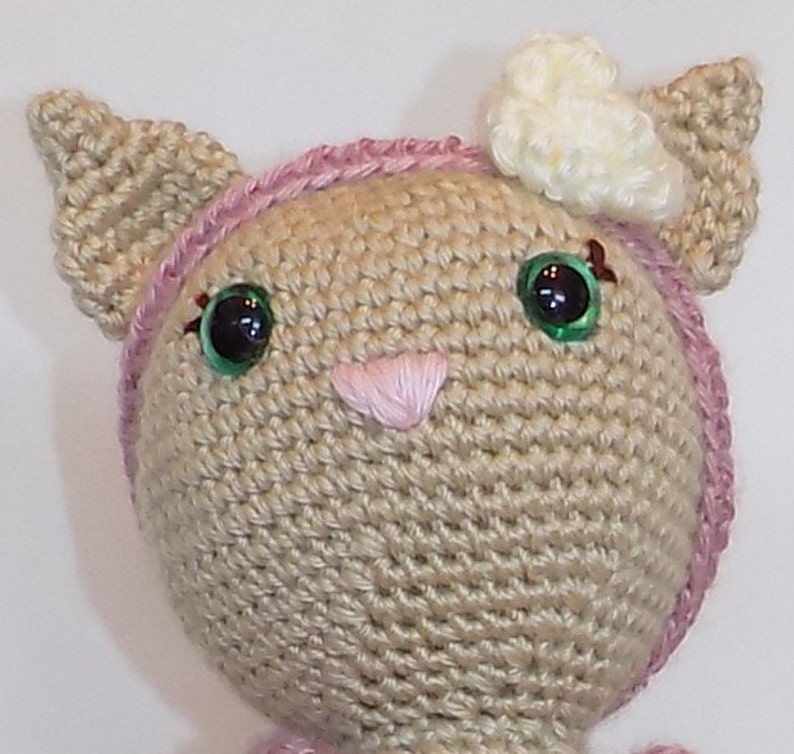 Plush Kitty Cat Crochet Pattern PDF Instant Download 3 Patterns included image 3