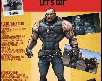 Borderlands 2 Wanted Posters - Brick