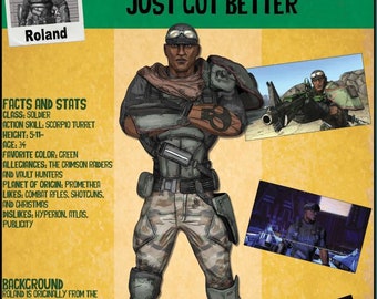 Borderlands 2 Wanted Posters - Roland