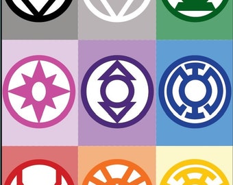 All Lantern Corps Symbols