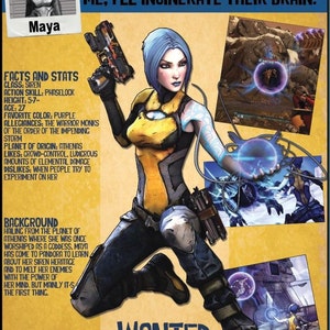 Borderlands 2 Wanted Posters - Maya