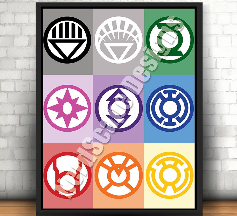 Lantern Corps Symbols Green Lantern Astrology The FHQ
