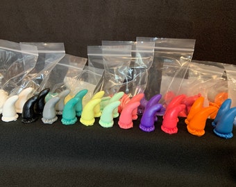 Resin Fursuit Claw, Solid Colors, 10 - Pack Sickle Claw