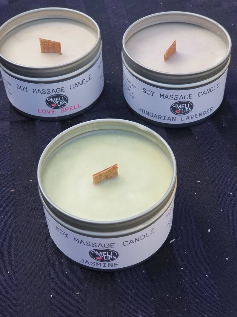 Soy Massage Candle Etsy