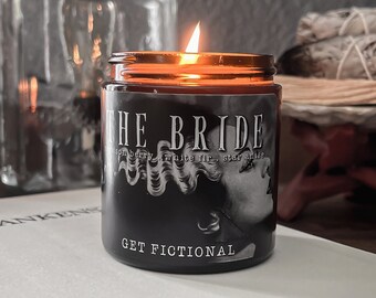 Bride of Frankenstein Soy Candle | Bookish Fandom Gift