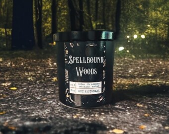 Spellbound Woods Soy Candle | Witchy, Woodsy Candles