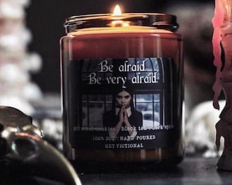 Wednesday Addams Candle | Snickerdoodle, Black Tea Scented Soy Wax