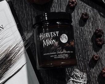 Harvest Moon Soy Candle | Halloween is Every Day | Bookish & Fandom Soy Candles