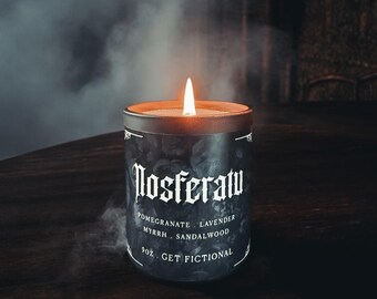 Nosferatu Soy Candle | Pomegranate, Myrrh & Sandalwood Scent