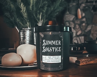 Summer Solstice Soy Candle | White Tea, Sage, & Citrus