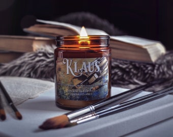 Klaus Soy Candle | The Originals | Bookish & Fandom Soy Candles