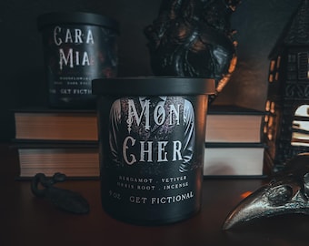 Mon Cher Soy Candle | Addams Family | Valloween/Valentine's Day
