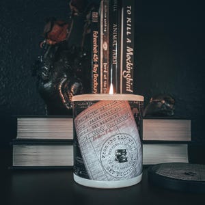 Fahrenheit 451 Soy Candle | Ray Bradbury | Bookish Soy Candles
