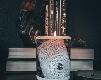 Fahrenheit 451 Soy Candle | Ray Bradbury | Bookish Soy Candles