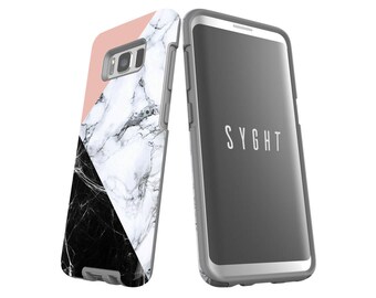 Marble Galaxy S9 Plus case Galaxy S8 case iPhone 8 Plus case iPhone X case Google Pixel 2 XL case LG V30 case Tough & Snap Cases 005