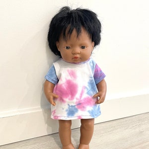 Miniland T-Shirt Kleid Schnittmuster A4 DIY 38 cm Puppe