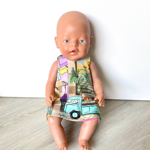 Baby Born Beach Dress Pattern A4 43cm 17 inch doll Zapf Creations