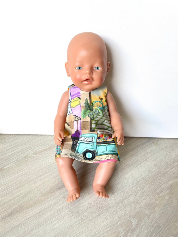 Patroon Baby Born strandjurk A4, 43 cm 17 inch pop Zapf Creations