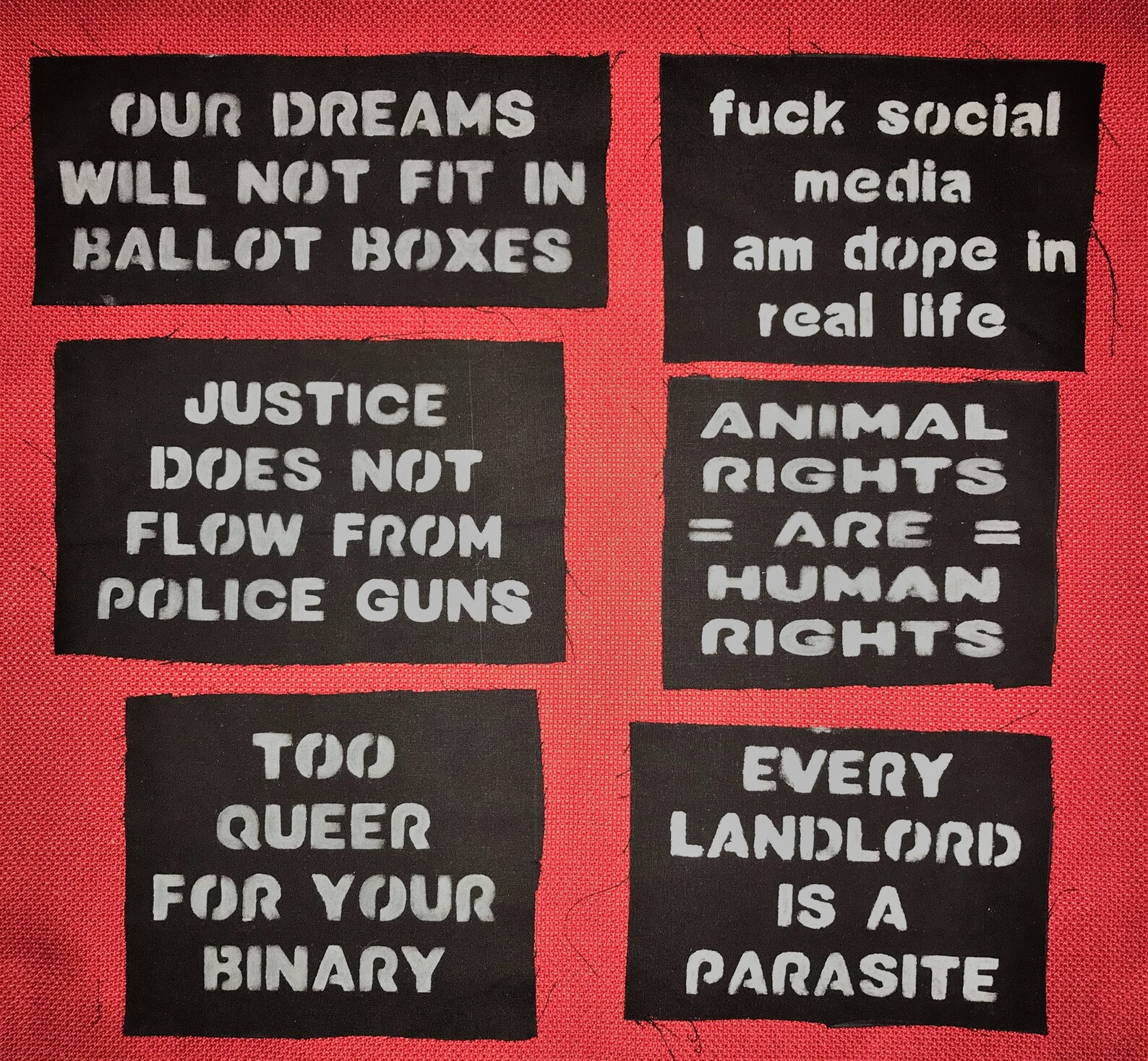 Leftist Patches Anarchist Patch Antifascist Patch Queer Patch | Etsy