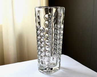 ヴィンテージ RUDOLFOVA GLASS Works チェコ SKLO 花瓶