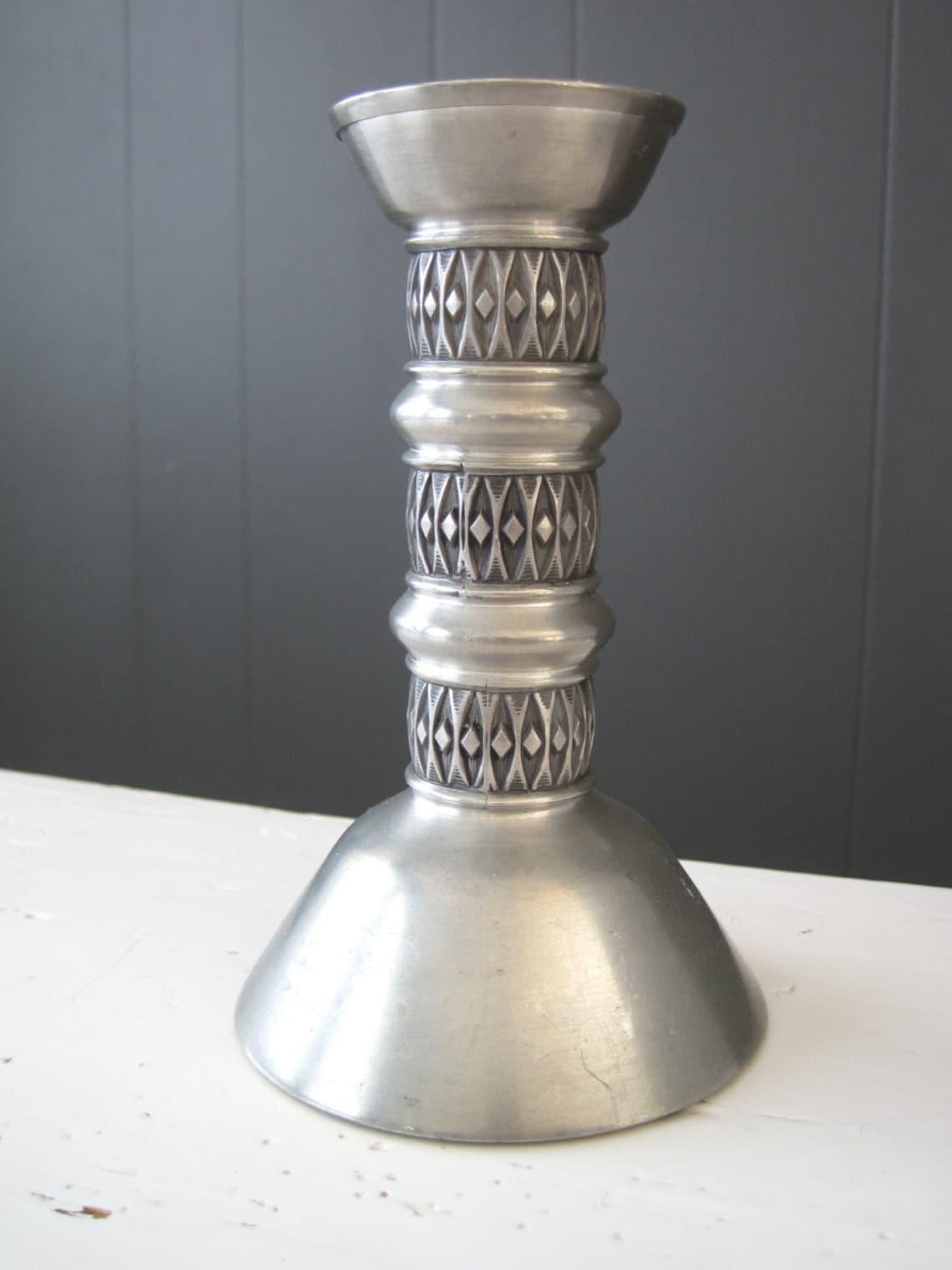 MÅSTAD Norway Pewter Candle Holder Design by John Etsy