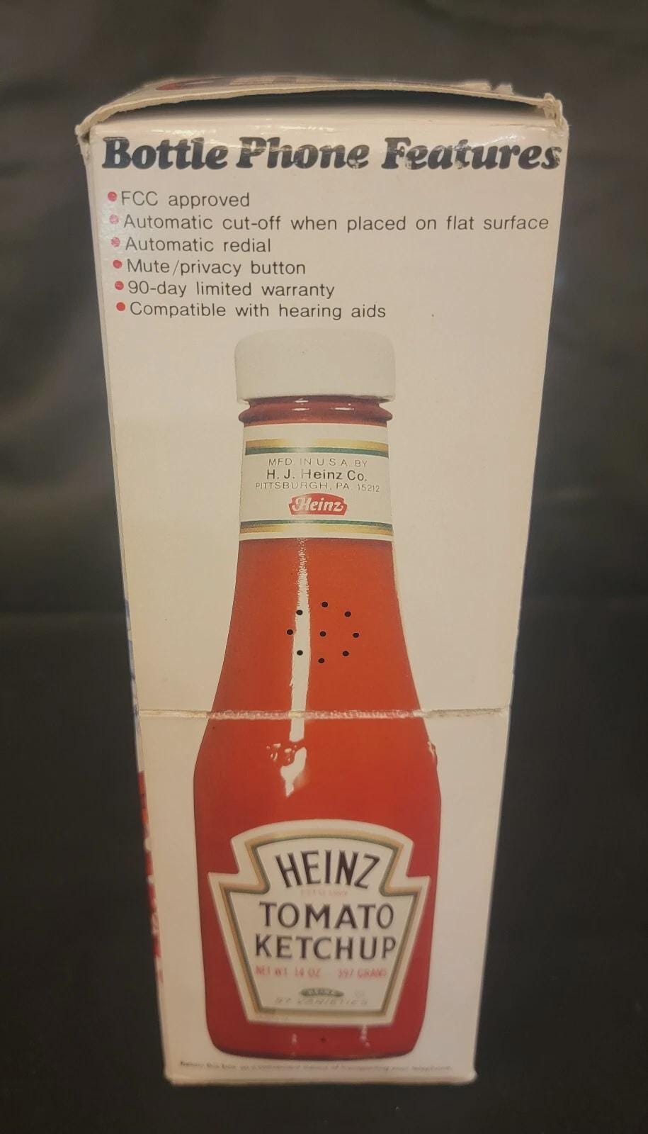 コレクション 1980s HEINZ TOMATO KETCHUP Phone 1984 Vintage Retro Heinz 57 Varieties 14 oz Tomato Ketchup