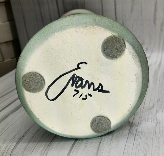 トニー・エヴァンス サイン入り 大型 楽焼 カリフォルニア セラミック トニー・エヴァンス サイン入り 大型 楽焼 カリフォルニア セラミック