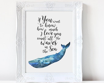 Whale quote | Etsy