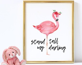 Stand Tall Flamingo | Etsy