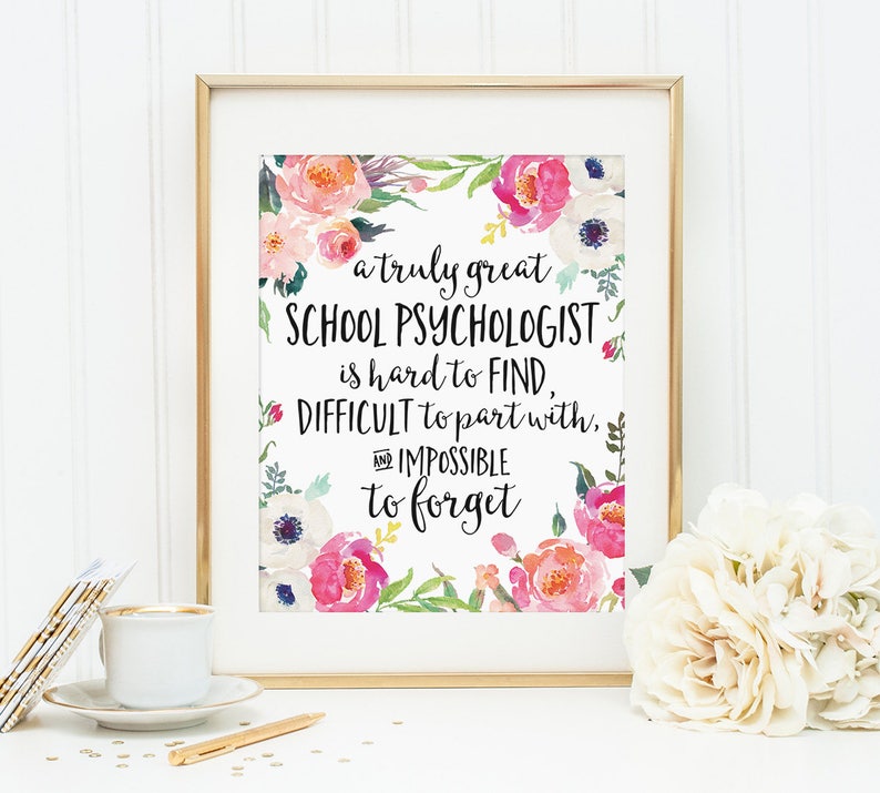 School Psychologist Gift A truly great School Psychologist is Etsy