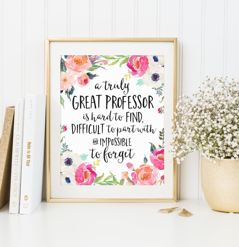 Professor Gift A truly great professor is hard to find Etsy