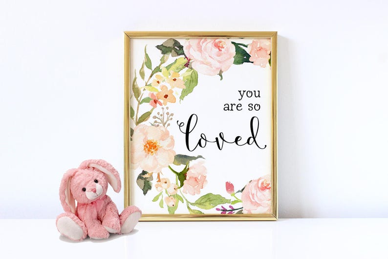 Love Print You Are So Loved Nursery Decor Love Quote Baby Etsy Love Print You Are So Loved Nursery Decor Love Quote Baby Etsy