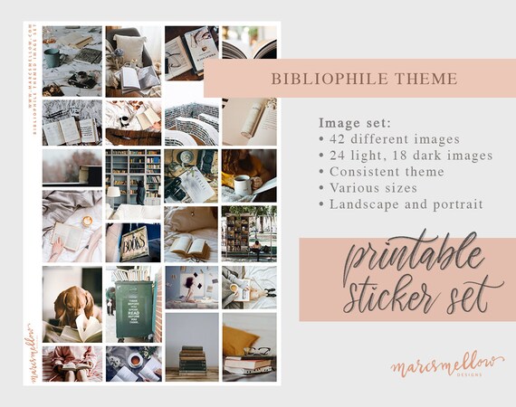 light dark academia themed aesthetic tumblr journal etsy