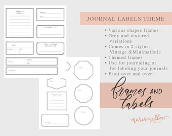bullet journal stickers printable etsy