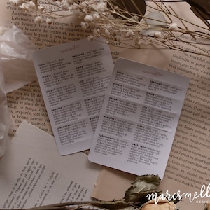 Penpal Lexikon Sticker Druckbogen - für Journaling, Planer oder Bullet Journals