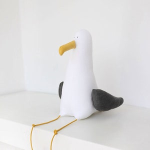 Seagull Peter, Collectible toy, Seagull Mine, Seagull Toy, Stuffed Animal, Sea Bird, Handmade Toy, Soft Toy,  Möve, DECORNERHOME