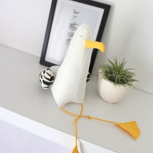 Seagull Spot, Collectible toy, Seagull Mine, Seagull Toy, Stuffed Animal, Sea Bird, Handmade Toy, Soft Toy,  Möve, DECORNERHOME